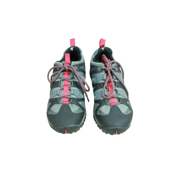 Merrell Turbulence Gray Leather Lace Up Goretex Waterproof Hiking Shoes Size 9 - Picture 5 of 10